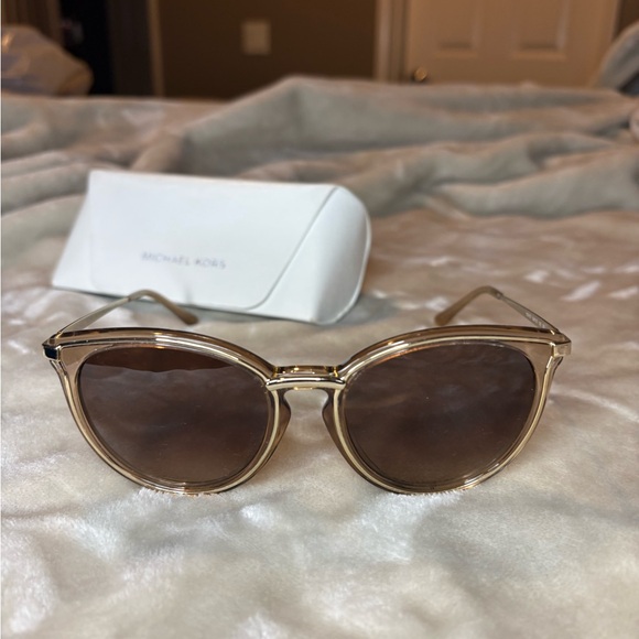 Michael Kors Brown and Gold Sunglasses - Picture 1 of 4
